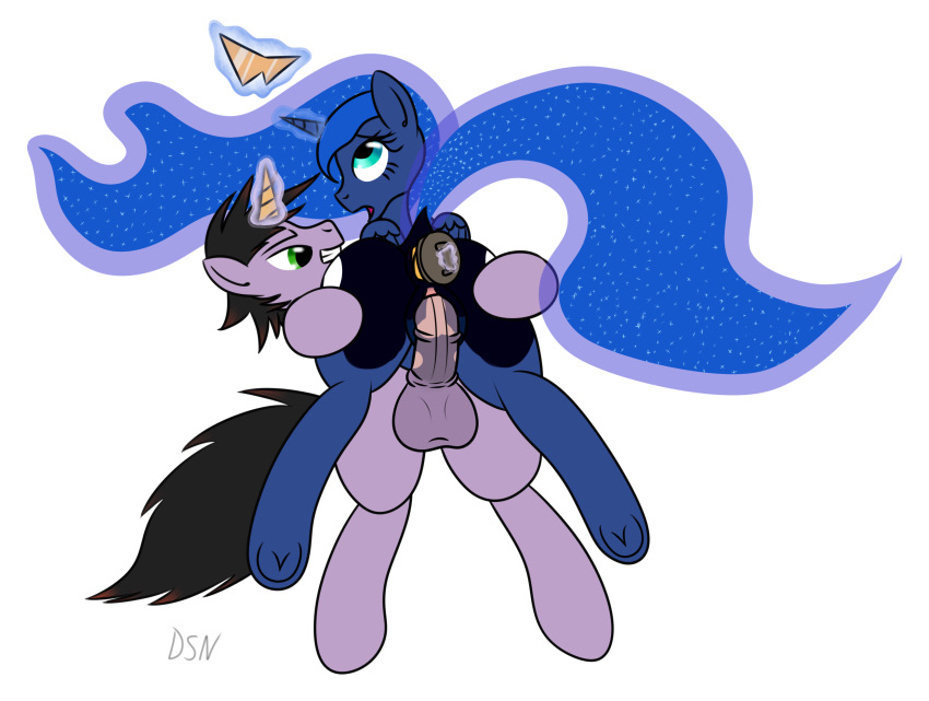 alicorn ass dsninja equine female friendship_is_magic horn horse mammal my_little_pony original_character penis pony princess_luna_(mlp) unicorn wings