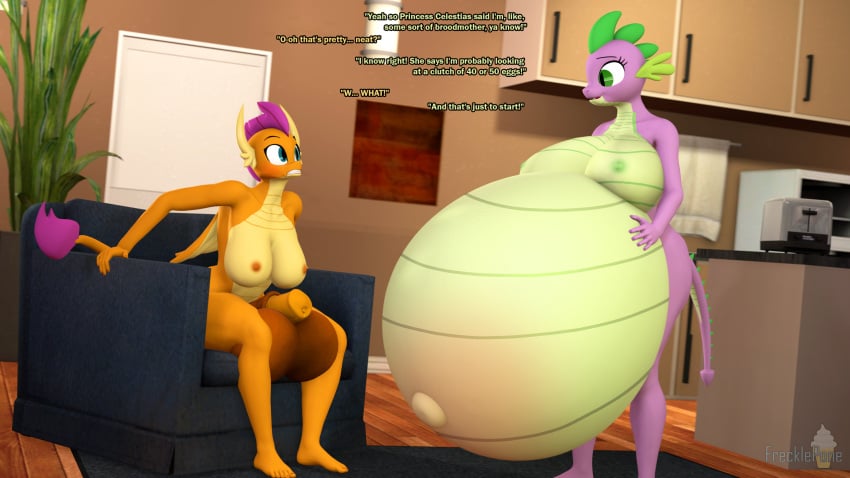 1futa 1girls 3d 3d_(artwork) aged_up animal_genitalia animal_penis anthro anthrofied balls belly big_balls big_belly breasts dragon equine_genitalia equine_penis friendship_is_magic futanari hyper hyper_belly hyper_pregnancy my_little_pony navel nipples pregnant pregnant_anthro pregnant_female ready_to_pop rule_63 smolder_(mlp) source_filmmaker spike_(mlp) sugarsweet