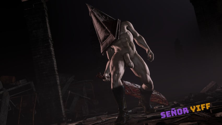 dissenter3d male_focus male_only penis pyramid_head silent_hill