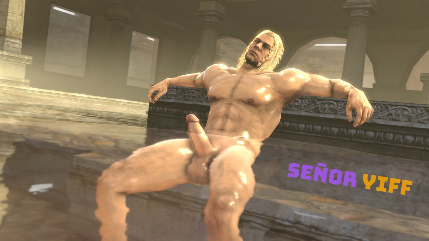 dissenter3d dovahkiin male_focus male_only nude penis skyrim solo