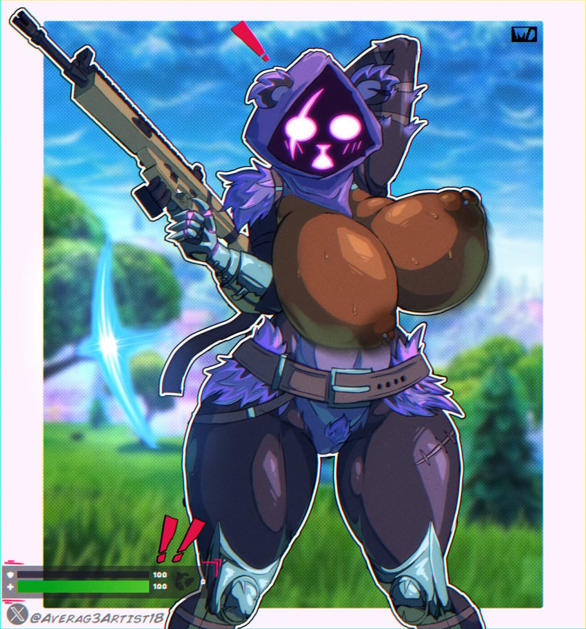 1girls averag3artist18 big_breasts cameltoe dark-skinned_female dark_skin female female_focus female_only fortnite fortnite:_battle_royale large_breasts pubic_hair pussy raven_team_leader solo solo_female solo_focus thick_thighs wide_hips wide_thighs