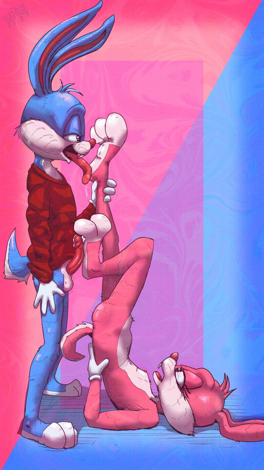 Babs Bunny (Tiny Toon Adventures) Rule 34 Image
