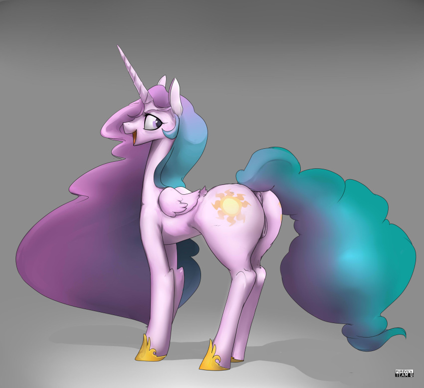 alicorn anus ass dildo disembodied_hand equine feral friendship_is_magic hands helmet hooves horse horsecock my_little_pony princess_celestia_(mlp) purevil pussy wings