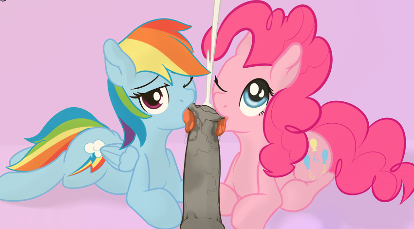 2014 animal_genitalia blue_eyes blue_fur cum cutie_mark equine female feral friendship_is_magic fur hair horse horsecock male mammal mostazathy multicolored_hair my_little_pony one_eye_closed oral oral_sex pegasus penis pink_fur pink_hair pinkie_pie_(mlp) plain_background pony purple_eyes rainbow_dash_(mlp) rainbow_hair saliva sex straight tongue wings