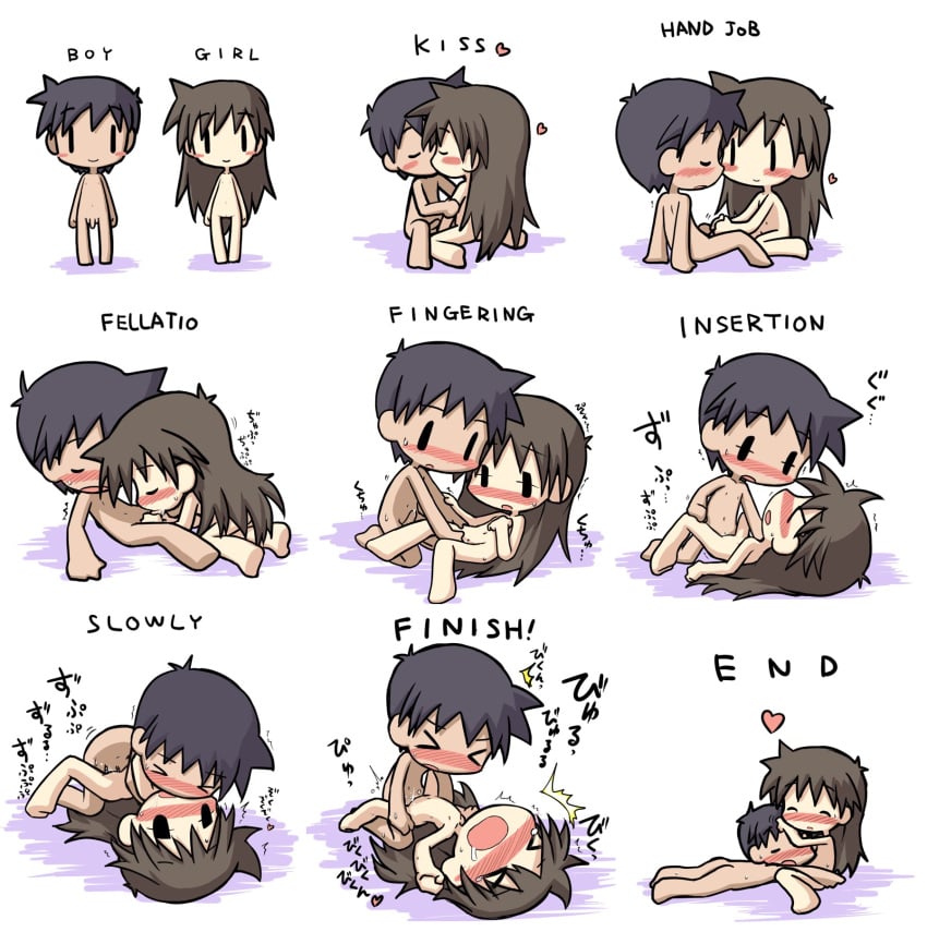 >_< 1boy 1girls 2d 2d_(artwork) 2d_artwork adorable after_sex afterglow balls bare_arms bare_ass bare_back bare_breasts bare_chest bare_hands bare_legs bare_midriff bare_shoulders bare_thighs barefoot black_hair blush blush_stickers blushing bodily_fluids brown_hair chibi climax closed_eyes color completely_naked completely_naked_female completely_naked_male completely_nude completely_nude_female completely_nude_male couple cum cum_in_pussy cum_inside cute dark_hair duo duo_focus english_text eyes eyes_closed eyes_open fellatio female female/male female_human female_human/male_human female_penetrated fingering flat_chest flat_chested fluids genital_fluids genitals gray_hair hair handjob hands_on_penis happy happy_female happy_male happy_sex heart hug hugging human human_female human_focus human_male human_on_human human_only human_penetrated human_penetrating human_penetrating_female human_penetrating_human ikkyuu insertion kamasutra kiss kissing long_hair looking_at_genitalia looking_at_partner looking_pleasured lying male male/female male_focus male_human male_human/female_human male_penetrating mouth mouth_closed mouth_open naked naked_female naked_male no_bra no_clothes no_clothing no_panties no_underwear nude nude_female nude_female_nude_male nude_male nude_male_nude_female open_eyes open_mouth oral penetration penis penis_in_mouth saliva saliva_string saliva_trail sex short_hair sitting smile smiley_face smiling standing straight sweat sweatdrop sweating sweaty sweaty_body text uncensored uncensored_penis vagina vaginal vaginal_penetration vaginal_sex wholesome wholesome_sex