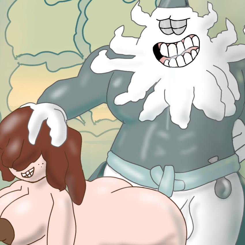 1boy1girl after_kiss anonymous_female belt big_penis cartoon_network cloud cloud_humanoid cloud_wizard(uncle_granpa) elemental_creature elemental_humanoid exposed_penis female female_human happy_sex magic male male/female mature_female nude_female_clothed_male open_clothes penis_in_pussy potion robes sex_from_behind sky straight_sex tagme uncle_grandpa wizard zesszoss2