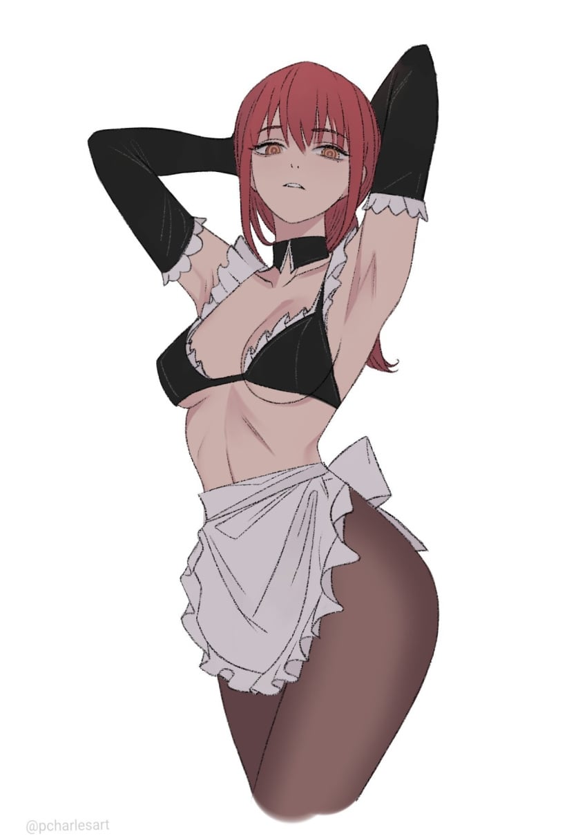 1girls 2d 2d_(artwork) 2d_artwork adult adult_female anime anime_character arm_behind_head arm_up armpit armpit_crease armpit_peek armpits arms_behind_head arms_up background belly belly_button below_view big_boobs big_breasts bikini bikini_top black_bikini black_bikini_top black_collar black_elbow_gloves black_gloves black_long_gloves black_swimsuit black_swimwear blank_background blank_expression blank_eyes blank_stare breasts breasts_apart brown_legwear brown_pantyhose brown_stockings brown_tights busty busty_female busty_girl chainsaw_man charlesart collar collarbone curvaceous curvaceous_body curvaceous_female curvaceous_figure curvaceous_hips curvy curvy_body curvy_female curvy_figure curvy_hips digital digital_art digital_drawing digital_drawing_(artwork) digital_media digital_media_(artwork) down_angle drawing elbow_gloves elbows emotionless eyebrows_visible_through_hair fanart female female_focus female_only fit_female from_below from_below_view from_front front_view gloves groin hair_between_eyes hairless_armpits halterneck hand_behind_head hand_up hands_behind_head hands_up hourglass_figure inframammary_fold knees_out_of_frame large_boobs large_breasts lean_figure legwear linea_alba long_gloves long_hair looking_at_viewer low-angle_shot low-angle_view low_angle low_angle_view maid maid_apron maid_bikini maid_dress maid_outfit maid_uniform makima_(chainsaw_man) manga_character mappa mature mature_female mature_woman midriff monotone_background narrow_waist navel neutral_expression nipple_bulge one_color_background pantyhose plain_background portrait posing posing_for_the_viewer presenting_armpit red-haired_female red_hair ribcage ribs ring_eyes ringed_eyes shaved_armpits shonen_jump shueisha sidelocks slender_body slender_waist slim_female slim_waist solid_color_background solo standing stockings stomach string_bikini swimsuit swimwear thighs tights top_view under_view underboob upper_body weekly_shonen_jump white_background wide_hips woman yellow-eyed_female yellow_eyes