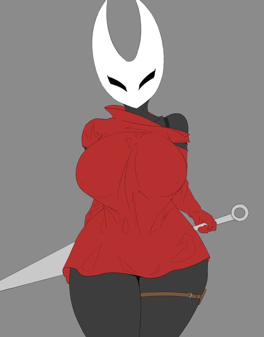 1girls arachnid arachnid_humanoid big_breasts breasts bug bug_girl cloak female female_focus female_only hollow_knight horn horned_female horned_humanoid hornet_(hollow_knight) horns looking_at_viewer solo solo_female solo_focus spider_girl standing tagme team_cherry thick_thighs voluptuous voluptuous_body voluptuous_female weapon