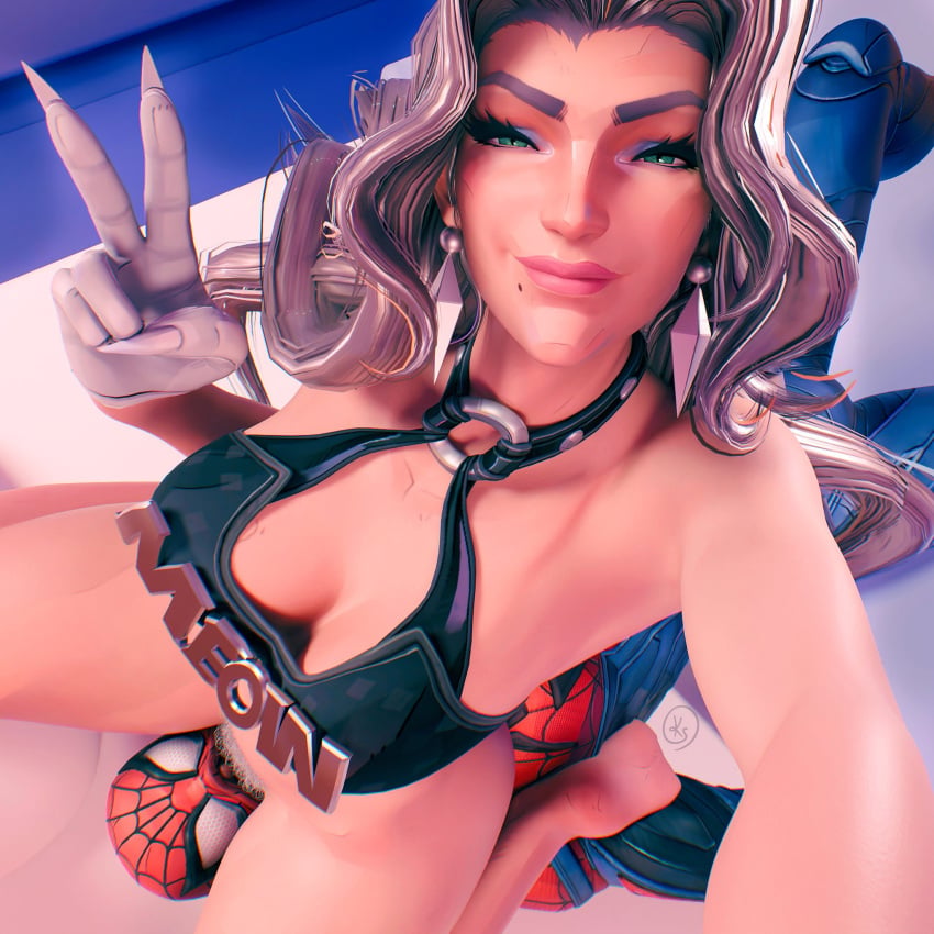1boy 1boy1girl 1girl1boy 1girls 2026 3d 3d_(artwork) barefoot big_breasts black_cat_(marvel) black_cat_(marvel_rivals) black_cat_(urban_predator) bottomless breasts bursting_breasts couple couple_(romantic) couple_sex couples curvaceous curvaceous_body curvaceous_female curvaceous_figure curvy curvy_body curvy_female curvy_figure duo earrings eating_pussy felicia_hardy female gloves green_eyes hotkuppakaffree huge_breasts large_breasts licking_partner licking_pussy light-skinned_female light_skin looking_at_viewer male marvel marvel_comics marvel_rivals mask masked masked_male massive_breasts netease_games no_panties peter_parker pink_lipstick pubic_hair romantic romantic_couple romantic_sex selfie sex sitting sitting_on_face sitting_on_partner sitting_on_person smile smiling smiling_at_viewer spider-man spider-man_(marvel_rivals) spider-man_(series) superhero superhero_couple superheroine thick_breasts v v_sign white_gloves white_hair white_pubic_hair