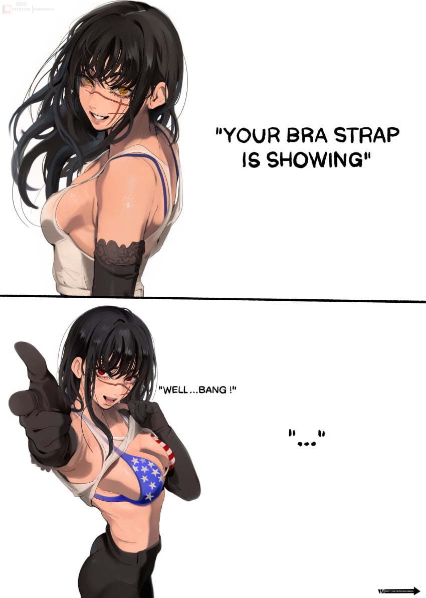Bra Strap Is Showing (Meme) Rule 34 Image