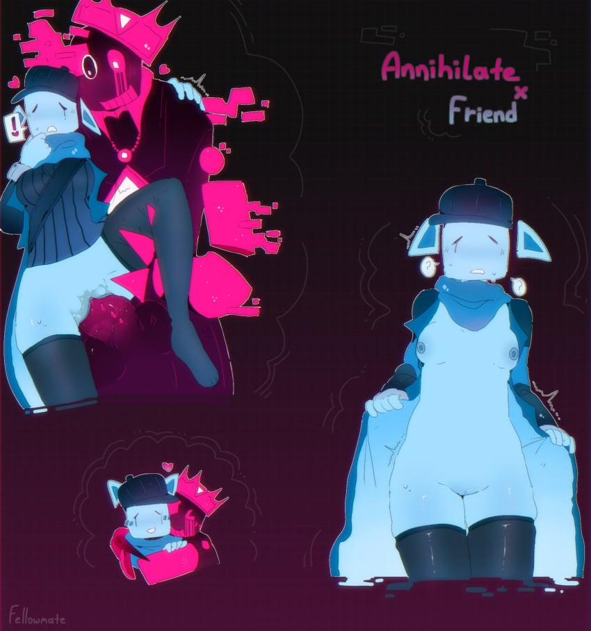 ! 1boy1girl 2d ? annihilate_(forsaken) annihilation_(forsaken) annihlation_is_the_actual_name_and_i_put_it_here_you_are_welcome blue_skin blush cap closed_eyes clothed_sex ear elliot_(forsaken) fellowmate female forsaken forsaken_(roblox) friend_(forsaken) hug john_doe_(forsaken) jsab just_shapes_and_beats nervous non-human penetration precum roblox roblox_game robloxian self_upload slightly_chubby slightly_chubby_female small_breasts stockings sweating vaginal_penetration wholesome