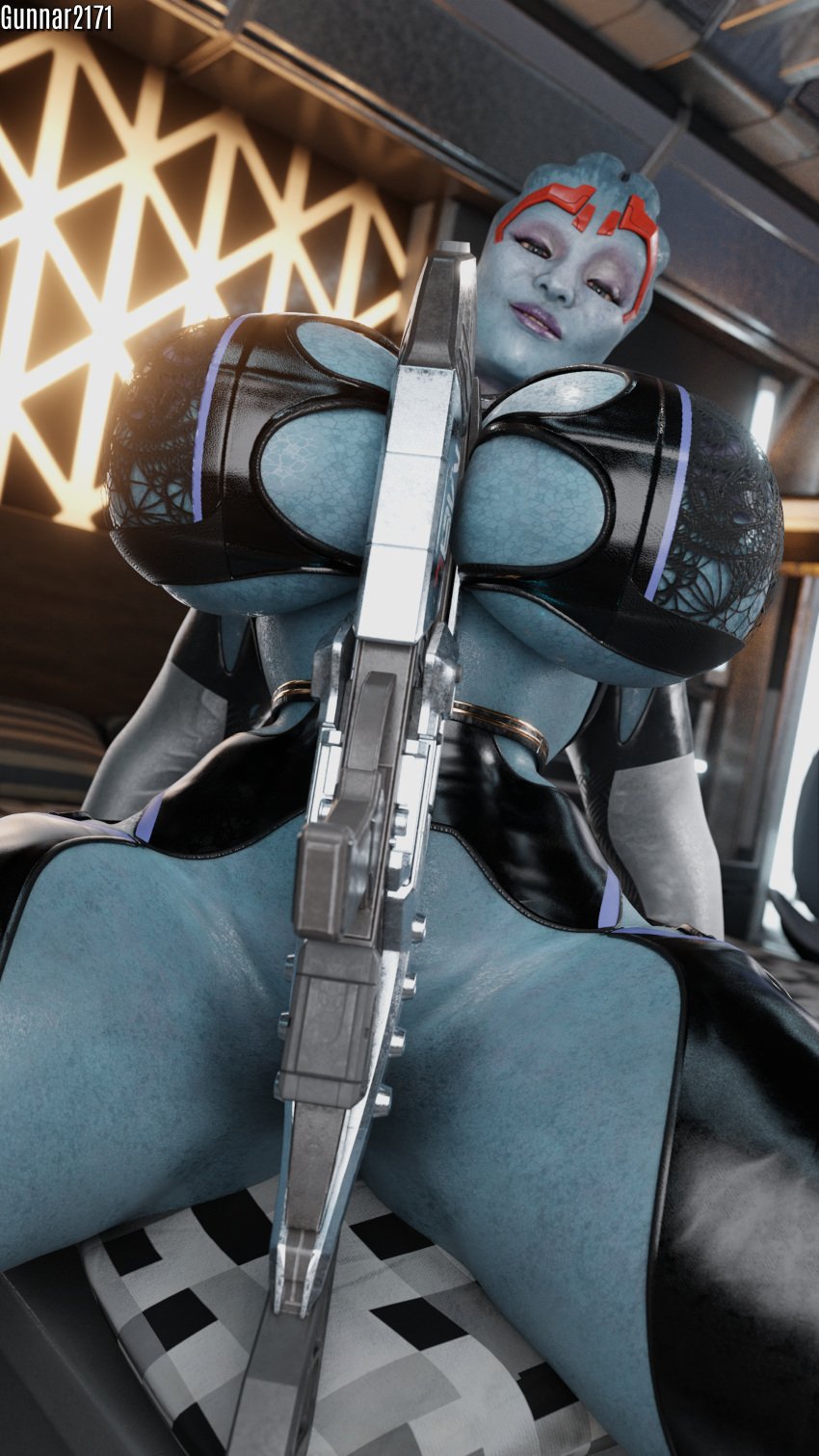 1girls 3d asari athletic_female big_breasts bimbo bioware breasts child_bearing_hips electronic_arts female female_only gunnar2171 hi_res hourglass_figure huge_breasts large_breasts looking_at_viewer mass_effect portrait samara solo standing thick thick_hips thick_lips thick_thighs thunder_thighs voluptuous watermark wide_hips