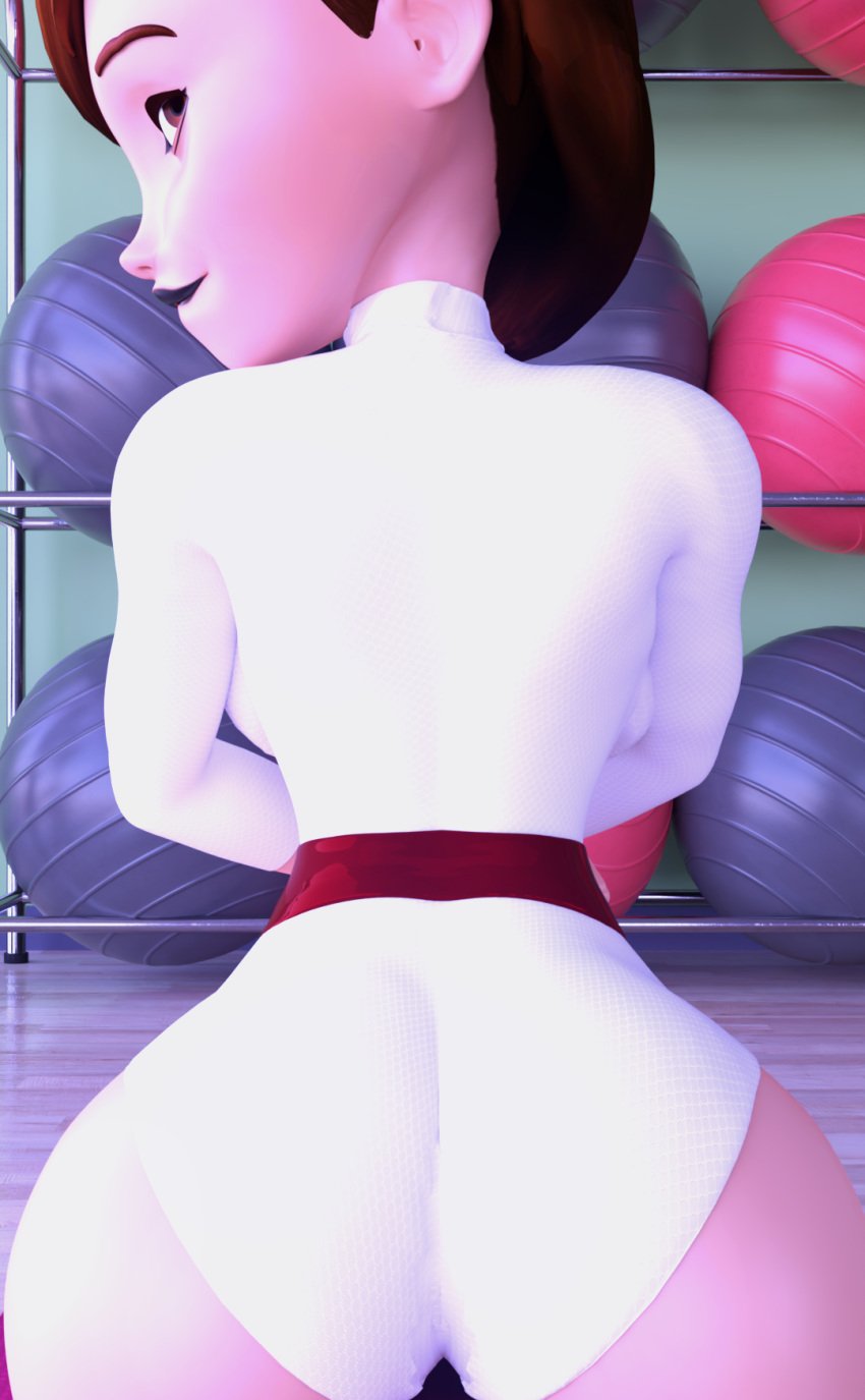 1girls 3d ass big_ass biting_own_lip black_lipstick curvaceous curvy curvy_figure disney elastigirl elastigirl_(original_supersuit) female female_only helen_parr hero heroine hips hourglass_figure huge_ass large_ass leotard light-skinned_female light_skin lipstick mature mature_female milf mother pixar pixar_mom rear_view slim_waist solo the_incredibles voluptuous voluptuous_female vtemp wide_hips