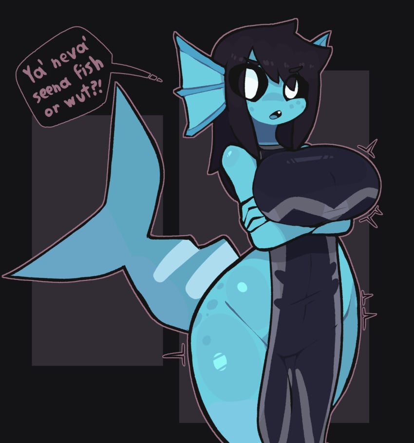 1girls anthro ass ass atlyss black black_clothing black_hair black_tabard breasts bunny_girl female female_focus female_only fins fish_ear fish_ears fish_girl fish_tail fishnets headfins hips hourglass_figure huge_ass huge_breasts imp_(atlyss) large_ass large_breasts large_thighs movailarts no_panties no_panties_under_dress pink_hair sassy scalie scalie_female tabard tail thick_thighs thighs