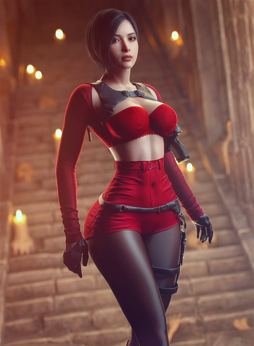 1girls 3d ada_wong big_ass big_breasts breasts bust busty capcom curvaceous curvy curvy_figure female hips huge_ass huge_breasts large_ass large_breasts light-skinned_female light_skin mature mature_female noahgraphicz resident_evil resident_evil_2 resident_evil_4 slim_waist thick thick_hips thick_legs thick_thighs thighs voluptuous waist wide_hips