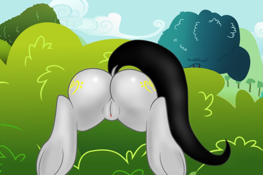 1girls accidental_exposure accidentally_stuck ass black_hair bush equine exposed exposed_anus exposed_ass exposed_pussy female female_only femsub feral hooves klavinova klavinova_v_piano large_ass my_little_pony nude oc_klavinova original_character pussy stuck stuck_in_tree tail