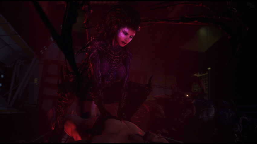 1girls 2014 3d alien animated big_breasts bone_wings breasts erection female female_on_top femdom gif human leeterr male mammal penetration penis pussy queen_of_blades reverse_rape sarah_kerrigan sex source_filmmaker starcraft straight vaginal_penetration watermark wings zerg