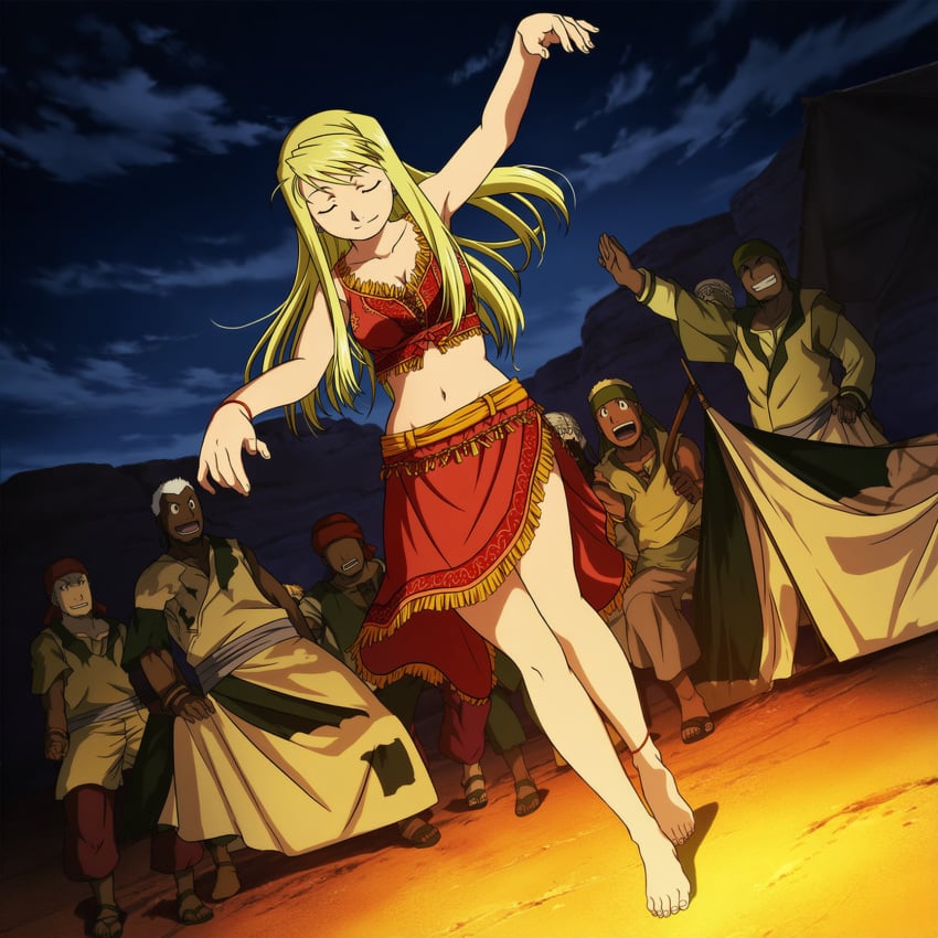 Winry Rockbell (Fullmetal Alchemist) Rule 34 Image