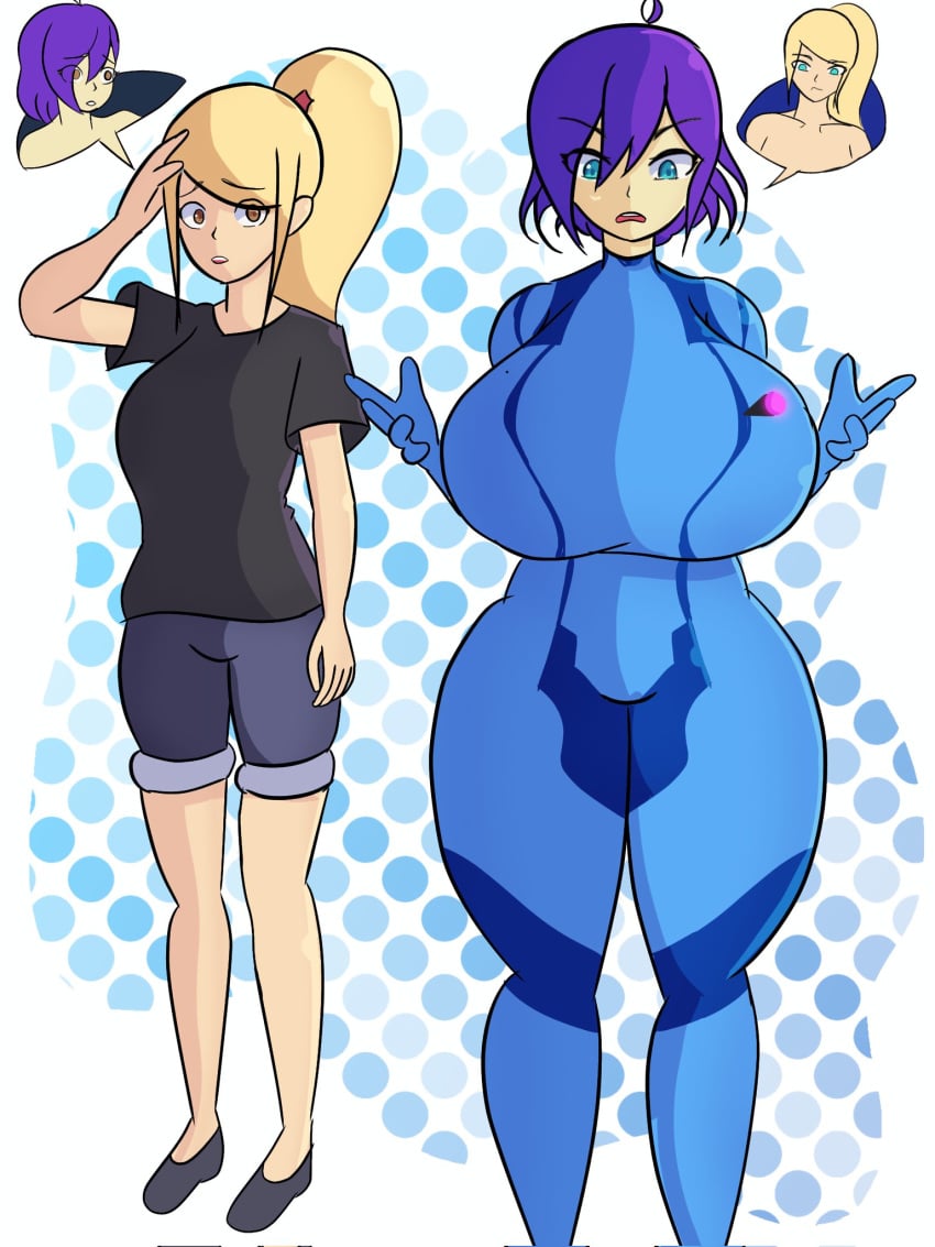 bodyswap clothes_swap emily_(swapperj333) samus_aran samus_aran swapperj333