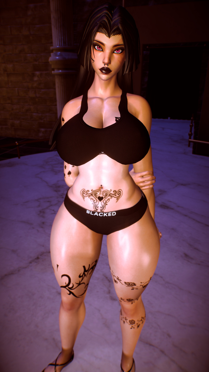 Psylocke (Blacked) Rule 34 Image