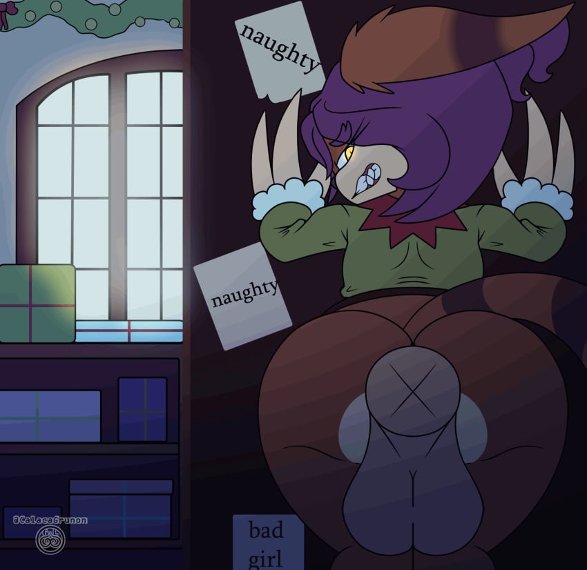 angry angry_sex animated anthro ass balls big_balls big_butt big_penis bodily_fluids brown_body brown_fur canid canine christmas christmas_clothing christmas_decorations christmas_ornament christmas_present claws clothed clothing digital_drawing_(artwork) digital_media_(artwork) duo erection female finger_claws frame_by_frame fur genitals gift hair hi_res hidden holidays huge_balls huge_cock humanoid_genitalia humanoid_penis hybrid linyxart long_tail male male/female mammal nude penetration penile penis purple_hair pussy sex short_playtime short_stack solo solo_focus stealth_sex tail thick_thighs unknown_species vaginal_penetration vaginal_penetration