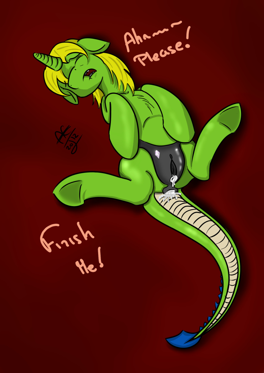 chastity chastity_belt chastity_device cum denton equine horn horse male male_chastity male_only mammal my_little_pony original_character pony rubber unicorn