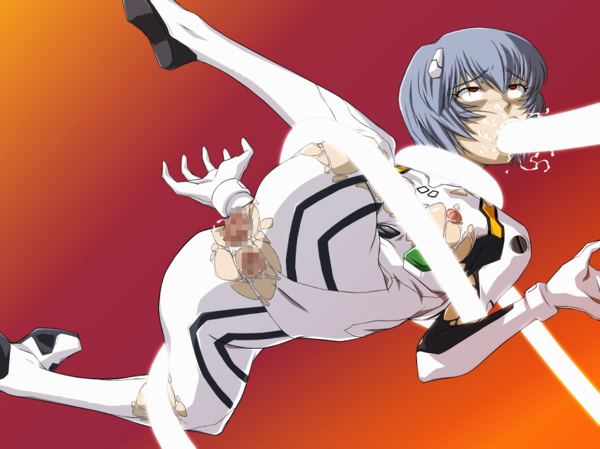 2006 ahe_gao armisael censored clothing fey_(circle) neon_genesis_evangelion rei_ayanami small_breasts tagme tentacle torn_clothes