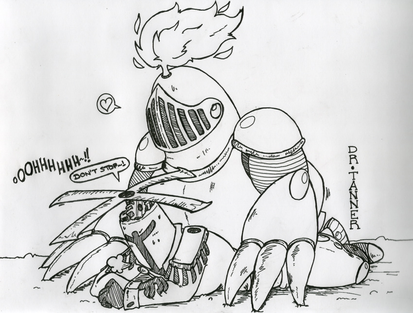 anal black_and_white dr.tanner gay male mole_knight monochrome pencil propeller_knight shovel_knight