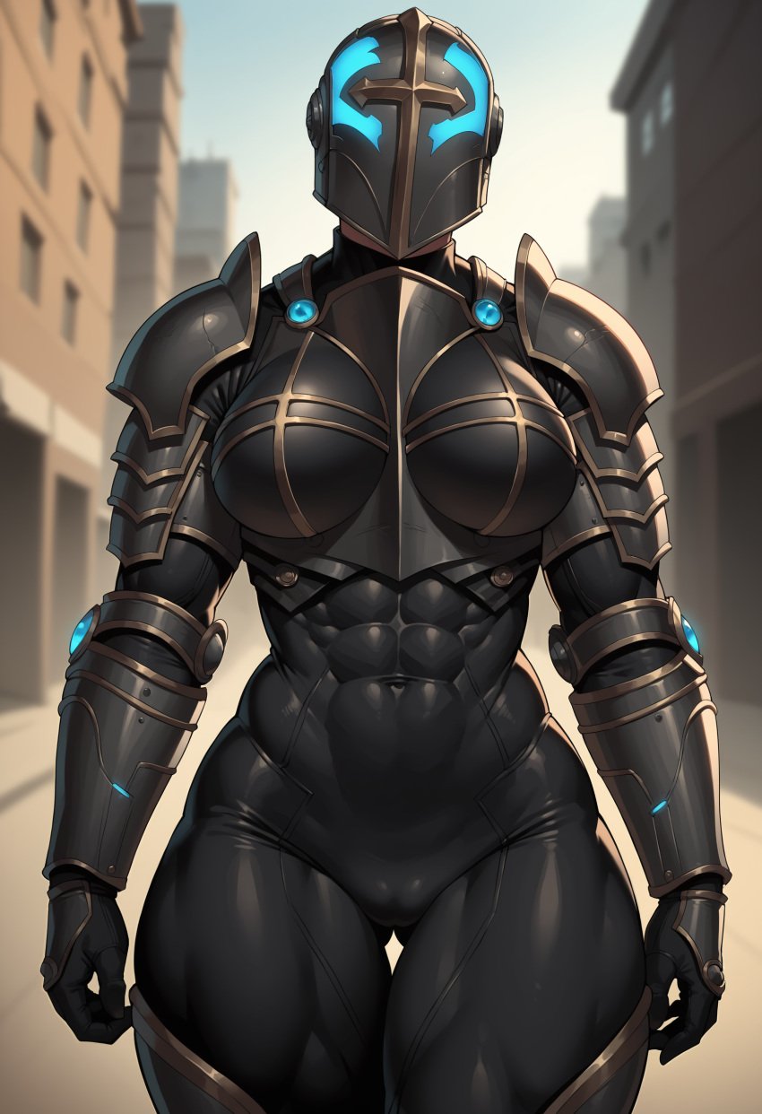 ai_generated armor big_breasts breasts civitai female hellgate_london human interfusor looking_at_viewer muscular muscular_female templar_(hellgate_london) thick_thighs video_games