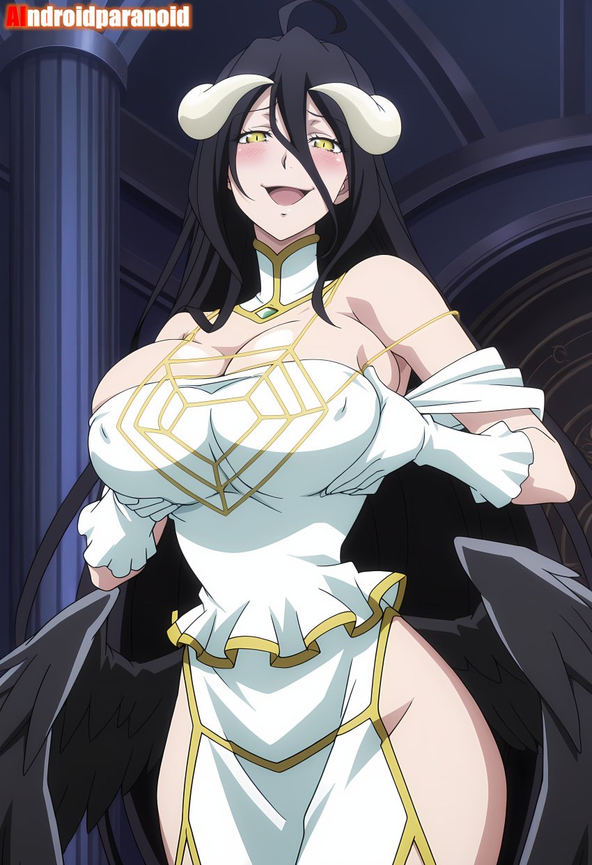 1girls ai_generated aindroidparanoid albedo_(overlord) albedoverl_(overlord) ass ass big_ass big_breasts big_butt breasts busty cleavage curvy cute demon_girl demon_horns dress fat_ass female female_only hair hi_res hips huge_ass huge_breasts human large_ass large_breasts legs narrow_waist overlord_(maruyama) slim_waist squeezing_breast succubus tagme thick_ass thick_thighs voluptuous waist wide_hips