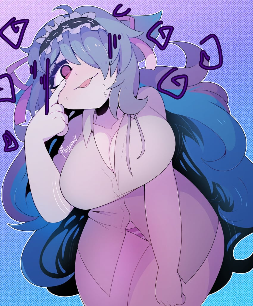 big_breasts breasts cleavage female huge_breasts marysquid tagme thick_thighs wide_hips