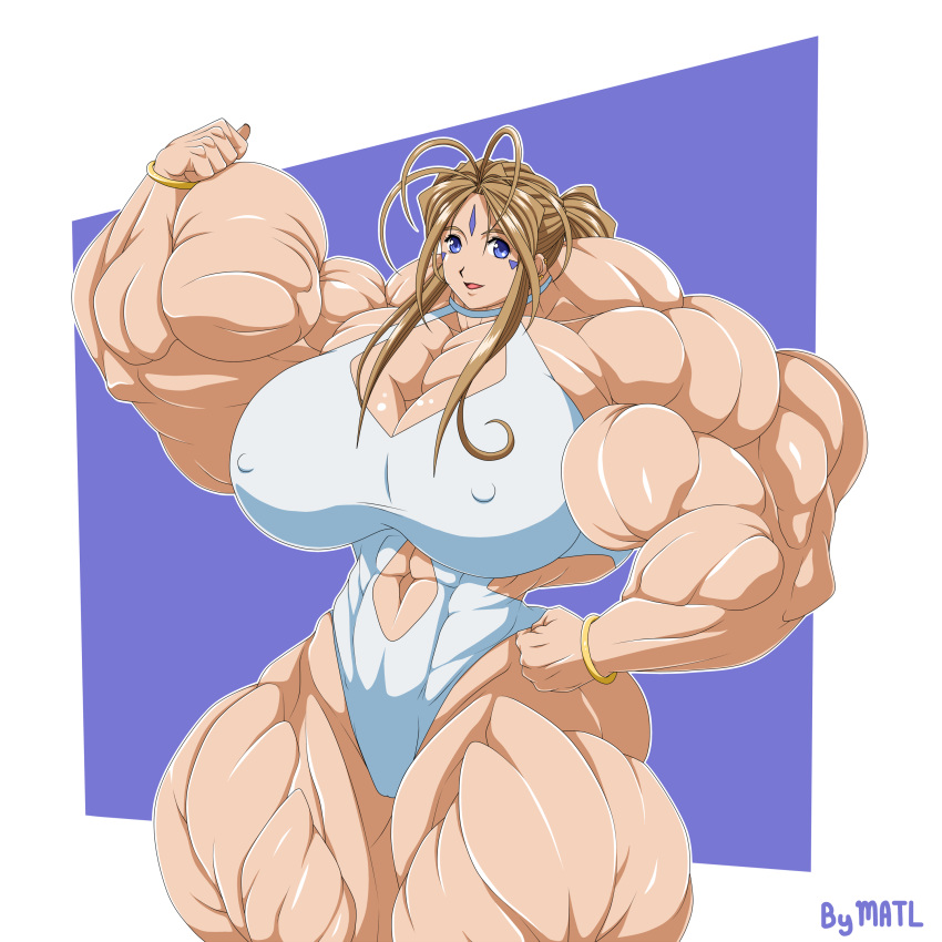 abs belldandy biceps big_breasts big_muscles breasts female huge_breasts huge_muscles large_breasts large_muscles large_thighs matl muscles muscular muscular_arms muscular_female muscular_legs muscular_thighs oh_my_goddess! pecs weird