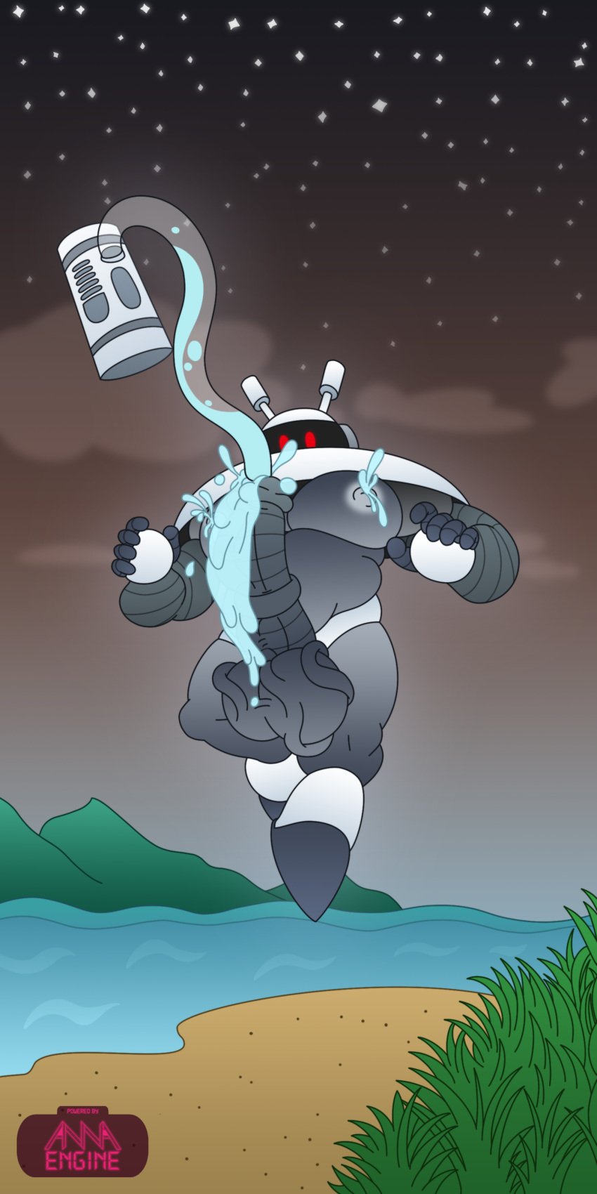 1:2 5_fingers absurd_res animal_genitalia animal_penis annaengine antennae_(anatomy) armor ball_bulge balls beach beach_background biceps big_balls big_pecs big_penis blue_cum blue_milk bodily_fluids bulge capcom cloud colored_cum cosmic_background cum cumshot detailed_background digital_drawing_(artwork) digital_media_(artwork) ejaculation equine_genitalia equine_penis erection excessive_cum excessive_genital_fluids fingers fuel_pump fuel_tank galaxy_man genital_fluids genitals glowing glowing_body gradient_body grey_body hi_res humanoid lactating levitating levitation looking_down machine male male_lactation medial_ring mega_man_(series) megaman_(classic) megaman_9 mountain mouthless multicolored_body musclegut muscular muscular_humanoid night nipples not_furry nude outside pecs penetration penile penis plant projectile_lactation red_eyes refueling robot robot_humanoid sand screen sea seaside sky solo spread_arms star starry_background starry_sky stretched_urethra sunset ufo unusual_bodily_fluids unusual_cum unusual_genital_fluids unusual_lactation urethra urethral urethral_bulge urethral_penetration water white_body