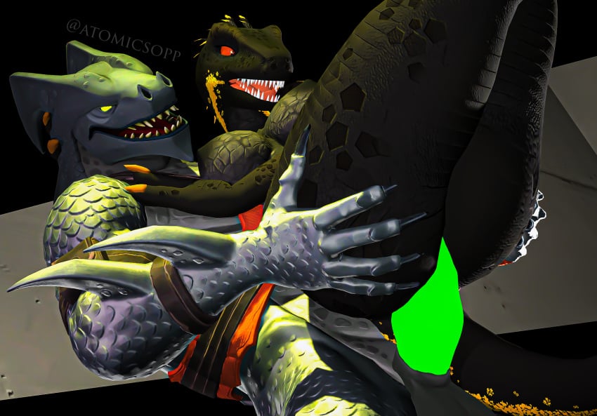 3d_(artwork) anal anal_sex anthro ass atomicsopp_sfm black_body black_breasts black_nipples breasts digital_media_(artwork) dinosaur dragon duo epic_games female fortnite genitals green_penis hi_res humanoid hybrid hybrid_(fortnite) indoraptor indoraptor_(furromantic) jurassic_park jurassic_world lizard looking_down looking_pleasured male male/female mammal moan mythological_creature mythological_scalie mythology nipples nude orange_eyes penetration penis prehistoric_species reptile scalie source_filmmaker_(artwork) supported_legs theropod universal_studios yellow_body yellow_eyes