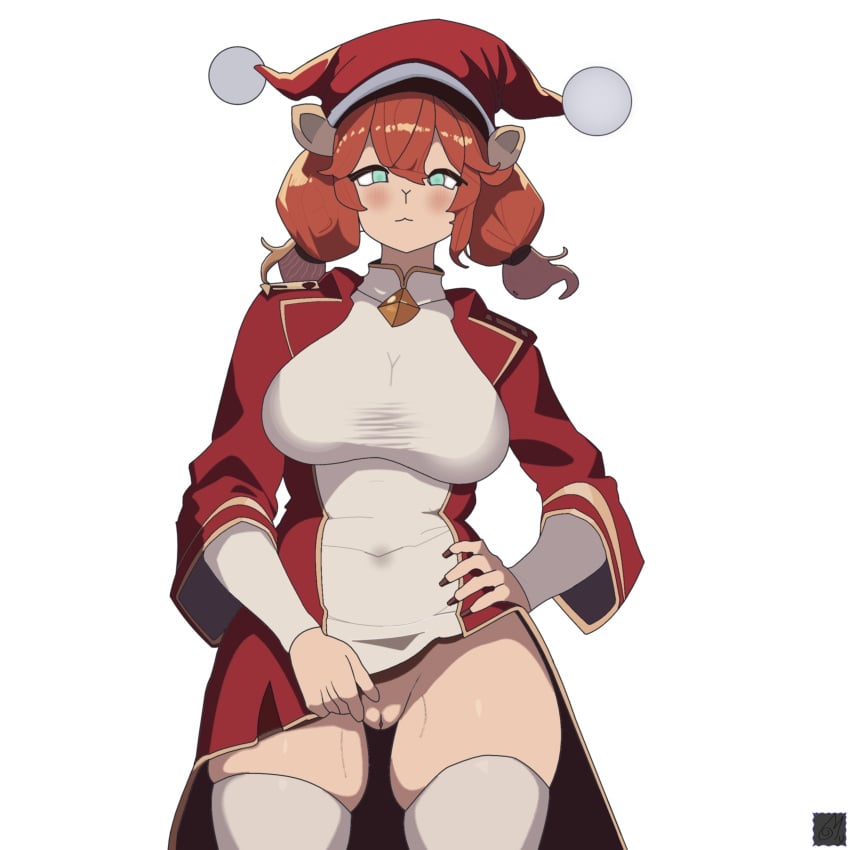 !? 1_eye 1girls 2_eyes atlyss big_ass big_breasts breasts breasts_out ear embarrassed embarrassed_female fan_character female female_only fur furry hamster hamster_girl humanoid long_hair looking_at_viewer mantis4501_(artist) oc orange_hair perfect_body pussy shortstack solo tagme_(artist) thick_thighs thighs waiting_for_sex