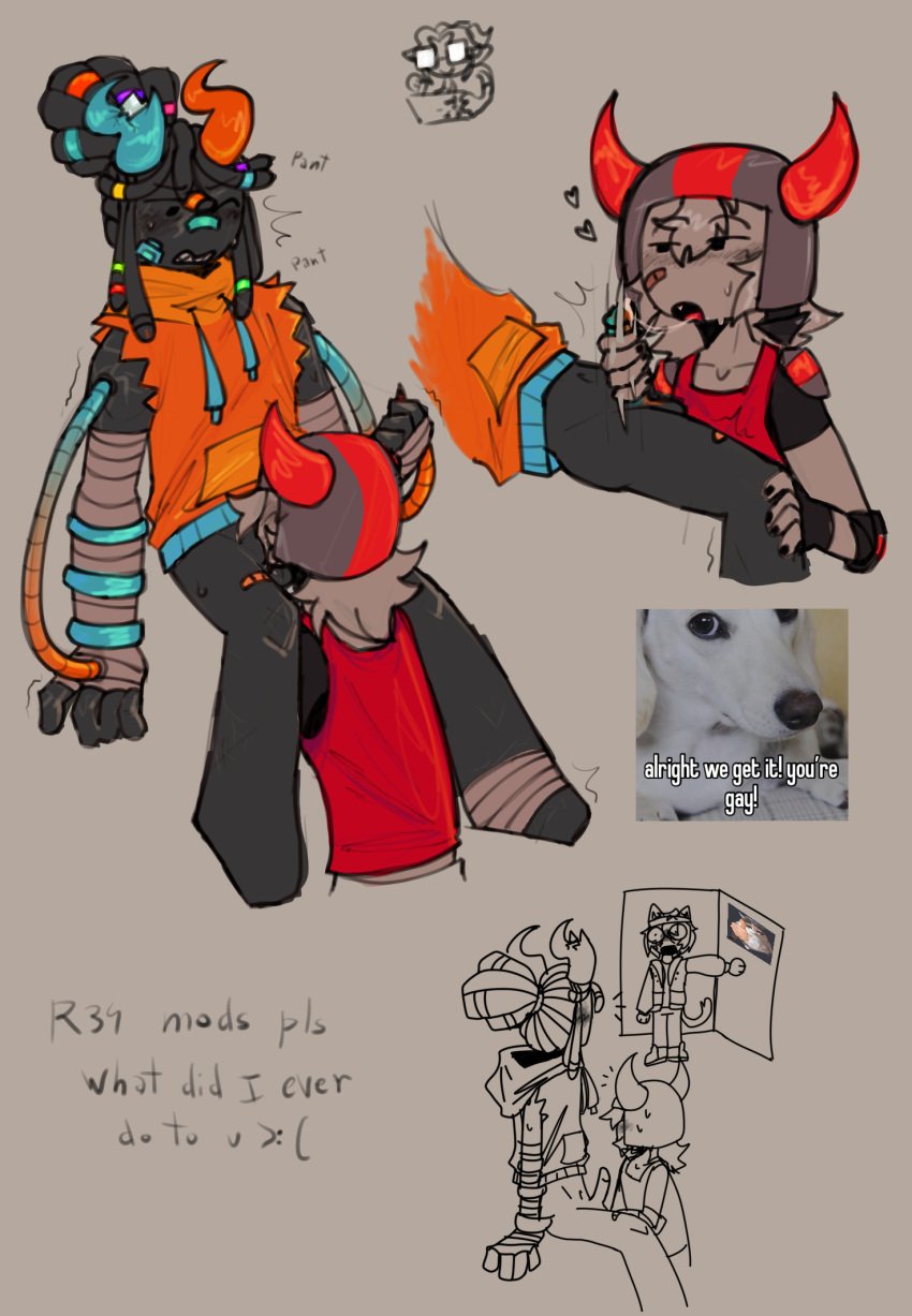 2boys blowjob caught_in_the_act coil_(phighting) colored demon doodlenoodlez gay gay_blowjob gay_sex half-dressed horns oral_sex phighting roblox roblox_game robloxian silly skateboard_(phighting) slingshot_(phighting) tagme