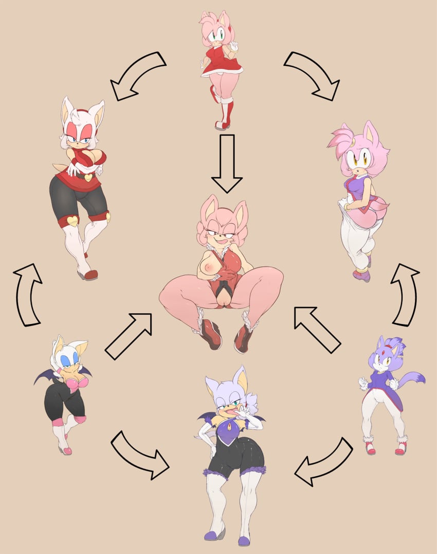 Amy Rose (Sega) Rule 34 Image