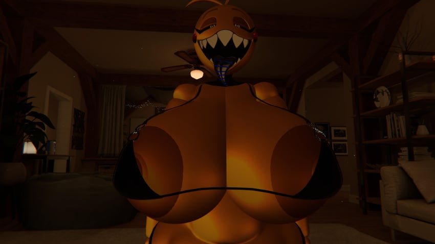 areola areolae bellavr big_boob big_breasts big_tit big_titties breasts breasts_bigger_than_head dominant dominant_female domination dommy dommy_mommy five_nights_at_freddy's five_nights_at_freddy's_2 hanging_breasts hyper hyper_breasts long_tongue mommy mommy_dom mommy_kink mommydom monster monster_girl nipples sharp_teeth solo tall tall_female tall_girl taller_female taller_girl teeth teeth_showing tongue tongue_out toy_chica_(cyanu) toy_chica_(fnaf) vr vr_media vrchat vrchat_avatar vrchat_media vrchat_model