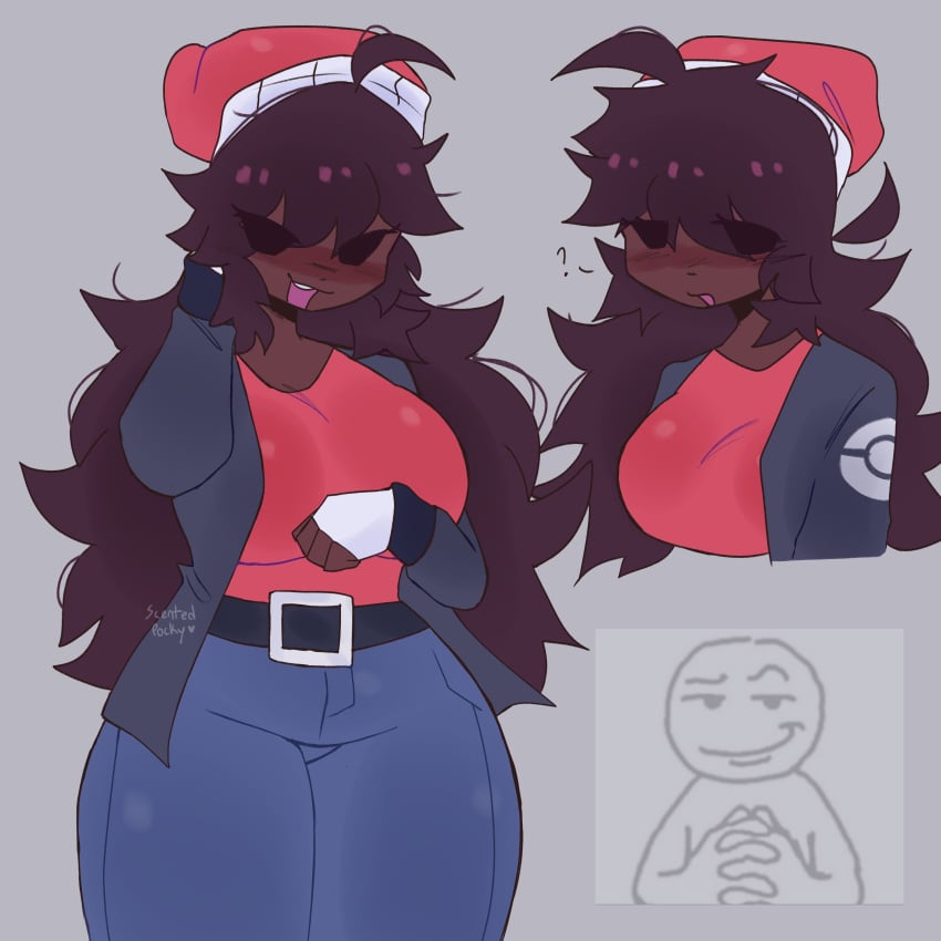 1girls ? big_breasts black_coat blue_pants breasts dark-skinned_female dark_skin female female_only friday_night_funkin friday_night_funkin_lullaby friday_night_funkin_mod girlfriend_(friday_night_funkin) hat lullaby_girlfriend_(fnf_redesign) milf red_shirt redesign scentedpocky tagme thick_thighs thighs young_adult young_adult_female young_adult_woman