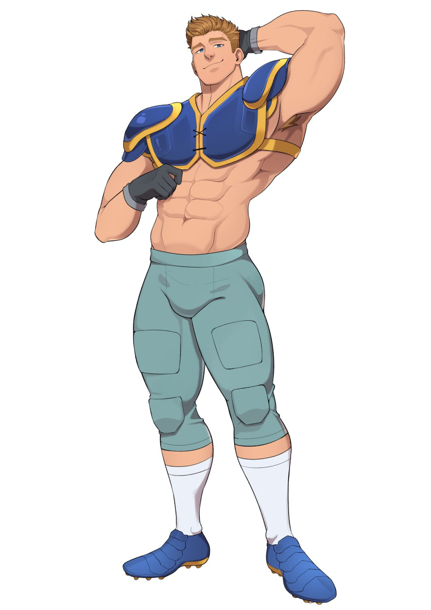 abs armpit_hair bara biceps bulge clothing fire_emblem fire_emblem:_path_of_radiance fire_emblem:_radiant_dawn gatrie_(fire_emblem) geckobara male male_only muscular_male nintendo