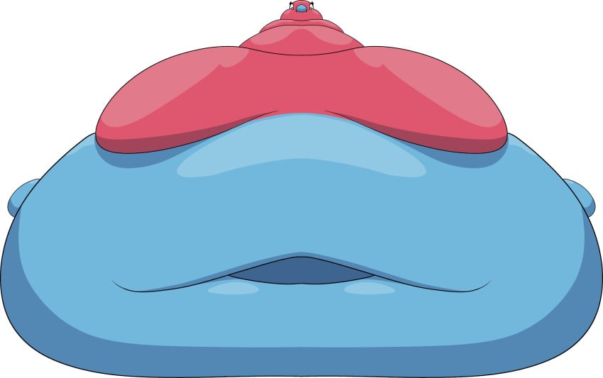 big_breasts breasts character_request cleavage fat huge_breasts hyper_belly kaeebun overweight porygon2 tagme thick_thighs wide_hips