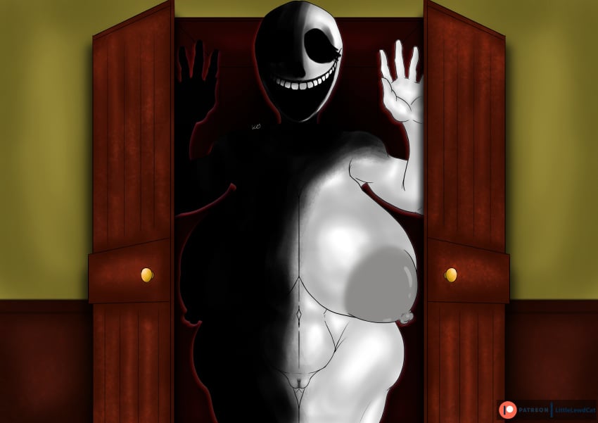 1girls big_areola big_breasts breasts closet creepy doors_(roblox) enormous_breasts female female_only giant_breasts gigantic_areola gigantic_breasts horror huge_areolae huge_breasts jack_(doors) large_breasts little_cat massive_areolae naked naked_female nightmare_waifu rule_63