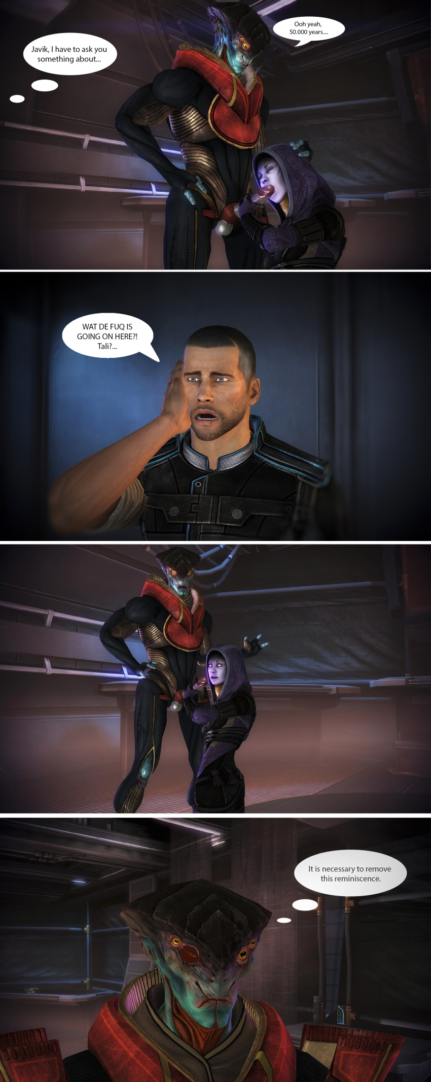 3d commander_shepard javik mass_effect mass_effect_3 quarian tali'zorah_nar_rayya uncensored vittorio