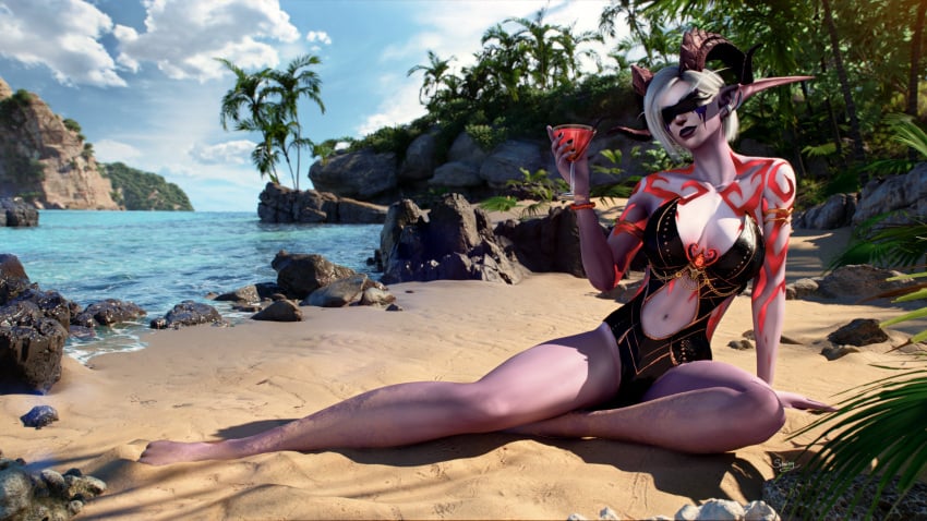 Night Elf (World Of Warcraft) Rule 34 Image