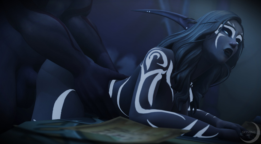 Night Elf (World Of Warcraft) Rule 34 Image