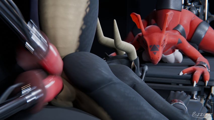 16:9 3d 5_fingers anal anal_sex anthro anus arms_tied ass bandai_namco bizzyniz black_body black_highlights black_scales bondage bound breast_rest breasts close-up closed_eyes competition countershading digimon digimon_(species) digital_media_(artwork) dildo double_penetration duo electronics feet female fingers fucking_machine furniture game_show genitals guilmon hi_res highlights_(coloring) horn legs_tied lizard looking_pleasured machine microphone microphone_stand on_table penetration predicament_bondage pussy questionable_consent raised_tail rear_view red_body red_scales reptile scales scalie sex_machine sex_toy signature solo_focus stage story story_in_description table tail tail_tied tan_body tan_scales toes vaginal_penetration watermark white_scales widescreen