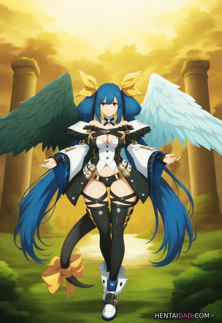 afternoon ai_generated arc_system_works artist_request ass background before_sex big_breasts black_panties black_socks blue_hair blue_hair_female blush blushing_at_viewer blushing_male clothed clothing cute_face cute_girl dizzy_(guilty_gear) eyes_open fat_ass fat_ass_female fat_breasts fat_butt fat_legs fat_thighs female_submissive forest forest_background forest_sex gear guilty_gear guilty_gear_xrd hair_ornament hair_tie horny_female huge_ass huge_breasts huge_butt kneesocks looking_at_viewer open_eyes panties pov pov_male red_eyes red_eyes_female sexy_female socks socks_and_shoes submissive submissive_female tail thick_thighs thighs twintails upscaled valley wanting_sex wings yellow_hair_ornament