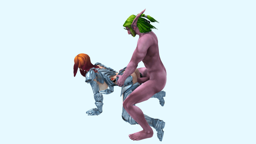 1boy 3d animated female human leman male sex world_of_warcraft