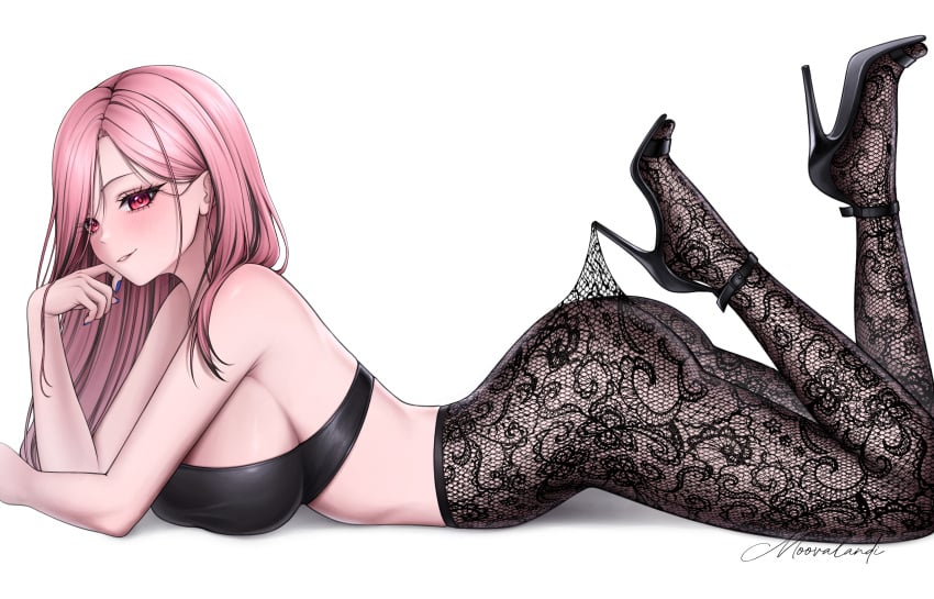 Lace Pantyhose Hooked On Heel (Meme) Rule 34 Image
