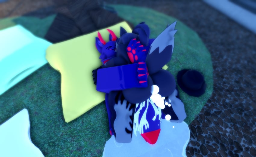 1boy 1girls 3d anthro carneline_(kaiju_paradise) cum cum_in_pussy cum_inside cumshot fed_(kaiju_paradise) female furry kaiju_paradise looking_pleasured male male/female orgasm orgasm_face ravenuwu roblox roblox_game self_upload sex vaginal_penetration